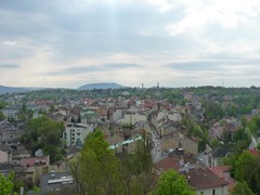 Panorama Cieszyna z Wie�y Piastowskiej
