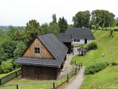 Skansen przy zamku kr�lewskim w Dobczycach