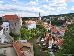 Widok na Czeski Krumlow i zamek