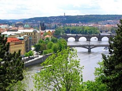 Panorama z Letenskich sad�w