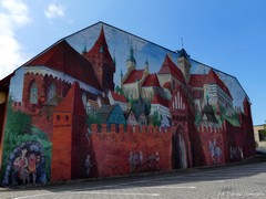 Mural z histori� miasta