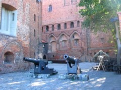 Dziedziniec zamku w Kwidzynie