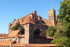 Malbork - Baszta Dietricha i Zamek Wysoki